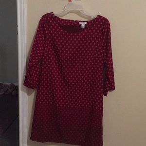 Lightweight polka dot ombré dress